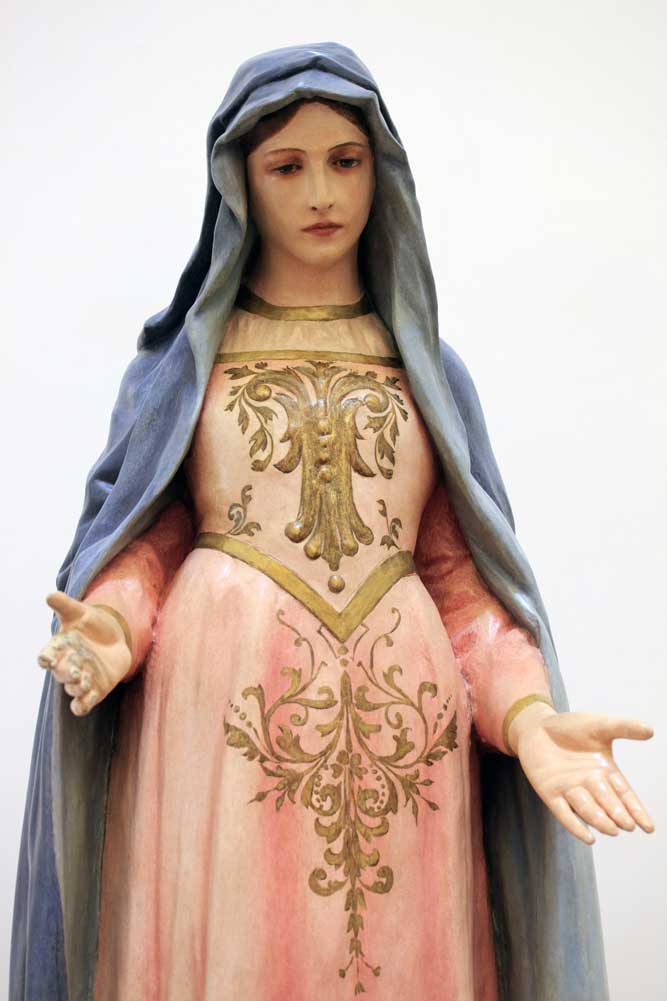 La statua della Beata Vergine di Caravaggioa Fanzolo