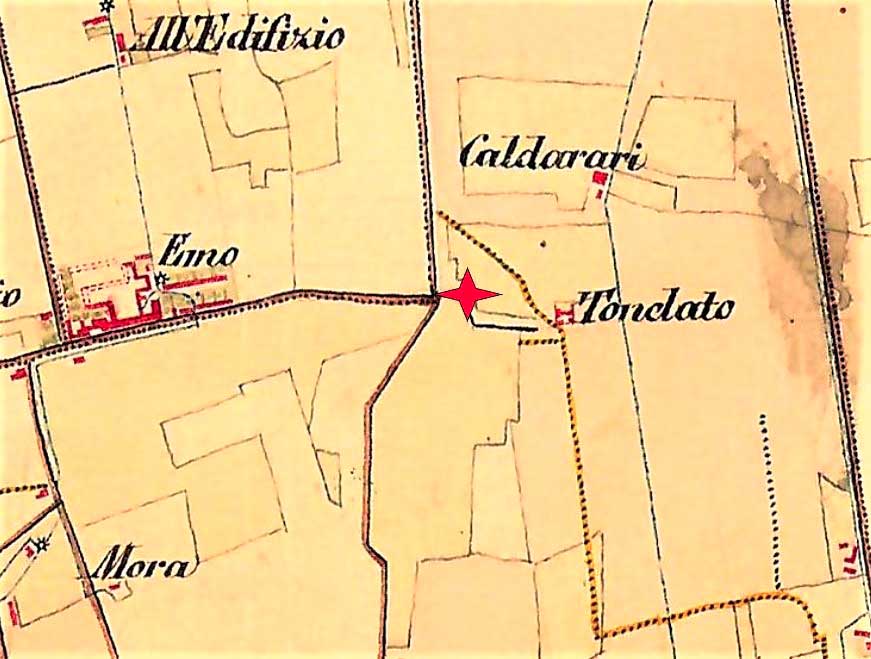 Santuario della Madonna di Caravaggio: luogo dove sorgeva il capitel grando.