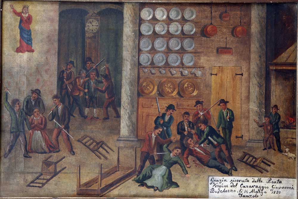 Santuario della Madonna di Caravaggio: ex-voto Santuario della Madonna di Caravaggio: ex-voto
