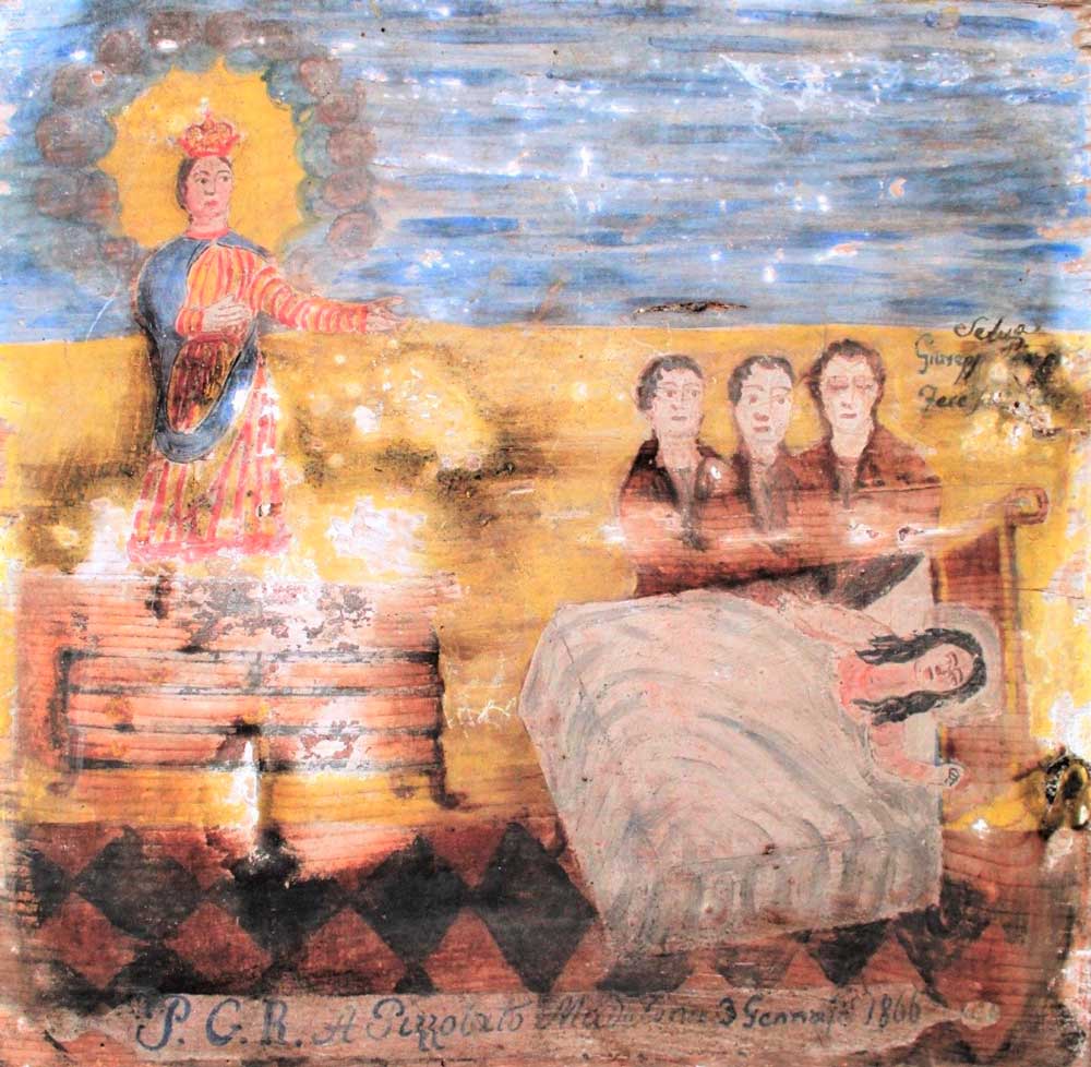 santuario-caravaggio-fanzolo-ex-voto-07 Santuario della Madonna di Caravaggio: ex-voto