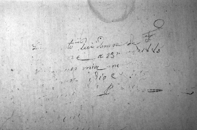 Santuario della Madonna di Caravaggio: le scritte murali ottocentesche.