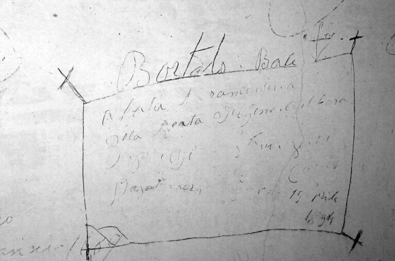 Santuario della Madonna di Caravaggio: le scritte murali ottocentesche.