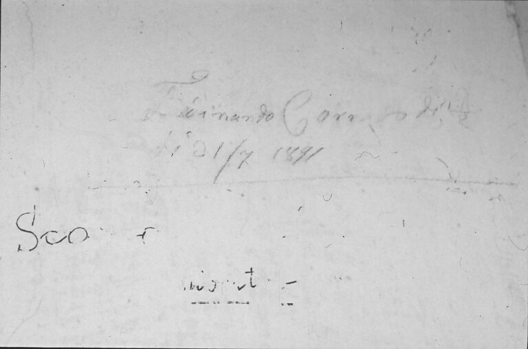 Santuario della Madonna di Caravaggio: le scritte murali ottocentesche.