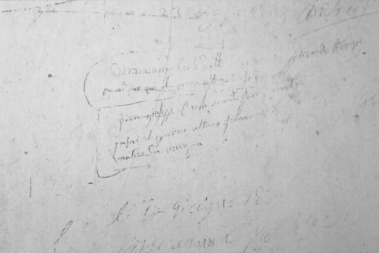 Santuario della Madonna di Caravaggio: le scritte murali ottocentesche.